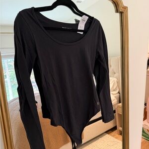 NWT Abercrombie & Fitch Black Long Sleeve Bodysuit